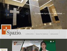 Tablet Screenshot of grupospazio.com
